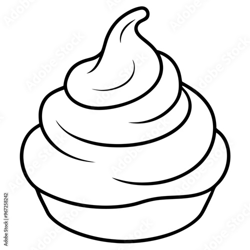 shaving cream outline coloring book page line art illustration digital drawing