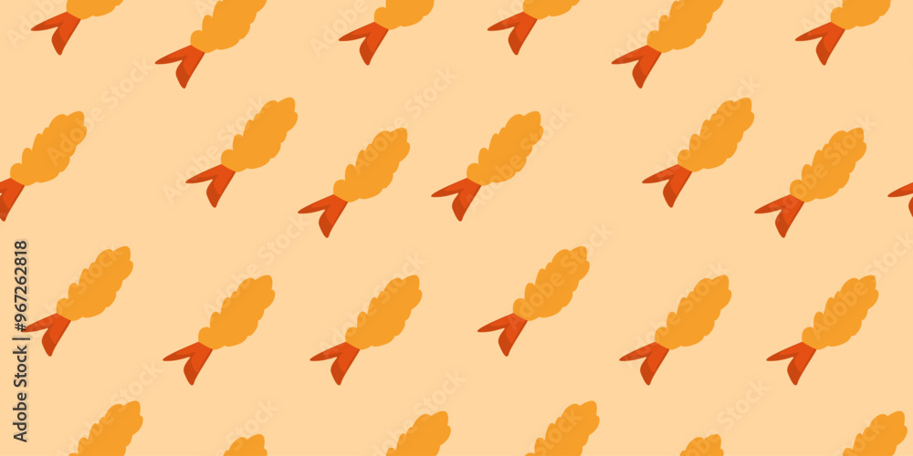 tempura fried shrimp seamless pattern. crispy shrimp tempura pattern background. Tempura Shrimp Pattern Background. fried shrimp pattern. tempura fried shrimp seamless pattern. crispy shrimp tempura pattern background. Tempura Shrimp Pattern Background. fried shrimp pattern.