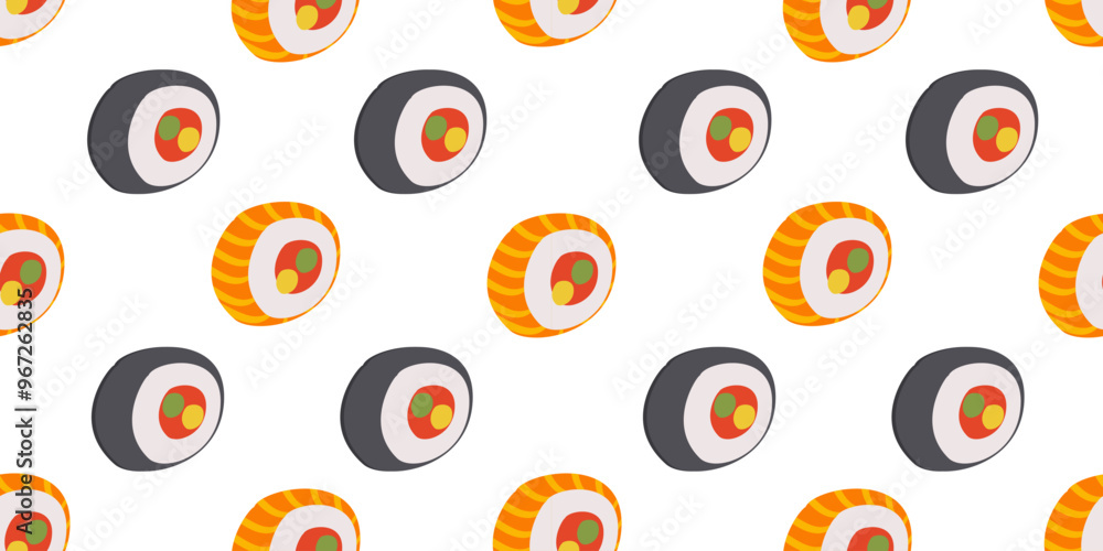 sushi pattern background. Japanese food seamless pattern background. sushi seamless pattern background. sushi pattern background. Japanese food seamless pattern background. sushi seamless pattern background.