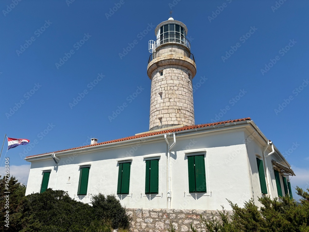 Lastovo island lighthouse in Croatia