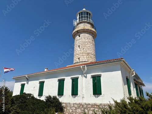 Obraz na płótnie Lastovo island lighthouse in Croatia w salonie