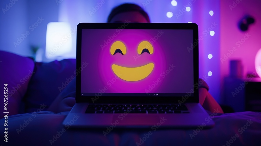A person sitting and browsing social media on a laptop, capturing a moment of modern digital engagement. The scene portrays the individual immersed in online activities, A person sitting and browsing social media on a laptop, capturing a moment of modern digital engagement. The scene portrays the individual immersed in online activities,