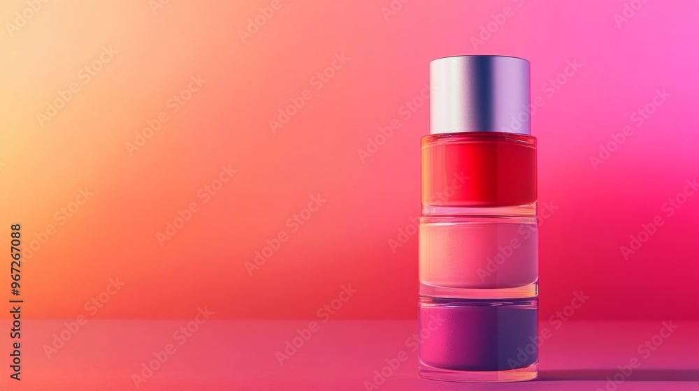 A stylish tower of colorful nail polish. The vibrant shades include hot pink, coral, and deep purple. Perfect for beauty promotions or fashion illustrations. Vibrancy meets elegance in this image. AI A stylish tower of colorful nail polish. The vibrant shades include hot pink, coral, and deep purple. Perfect for beauty promotions or fashion illustrations. Vibrancy meets elegance in this image. AI