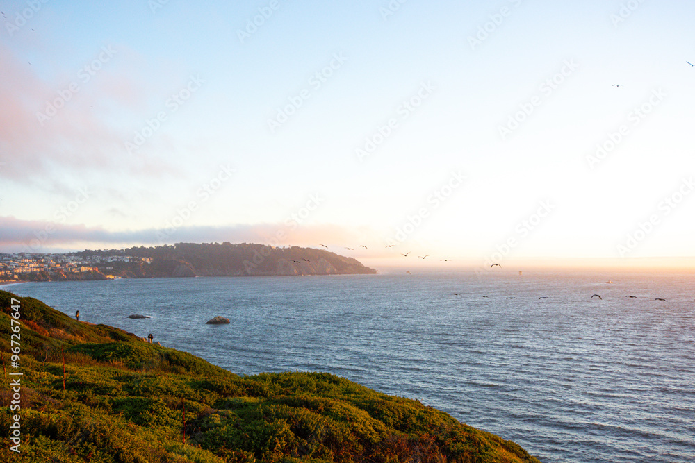 San Francisco Bay Area in the evening light San Francisco Bay Area in the evening light
