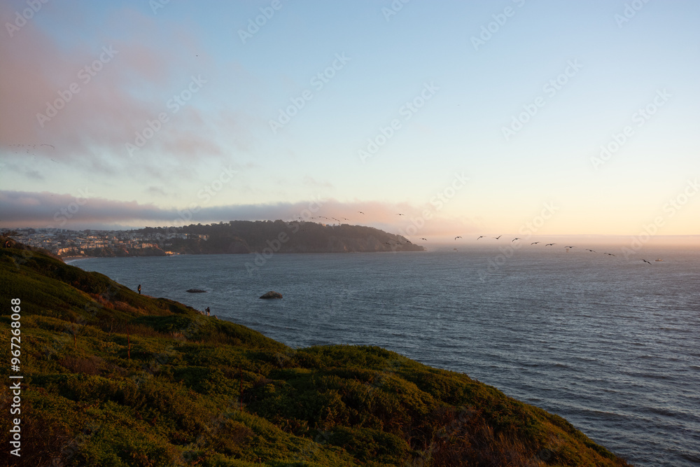 San Francisco Bay Area in the evening light San Francisco Bay Area in the evening light