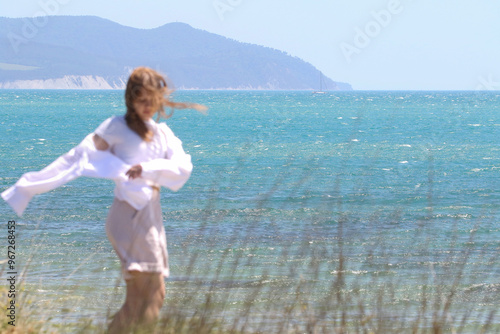 Portrait of a young teenage girl