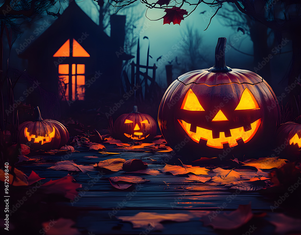 halloween banner background