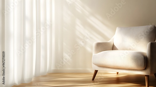 Soft minimalism, gentle curves, muted warm tones, peaceful and serene visual