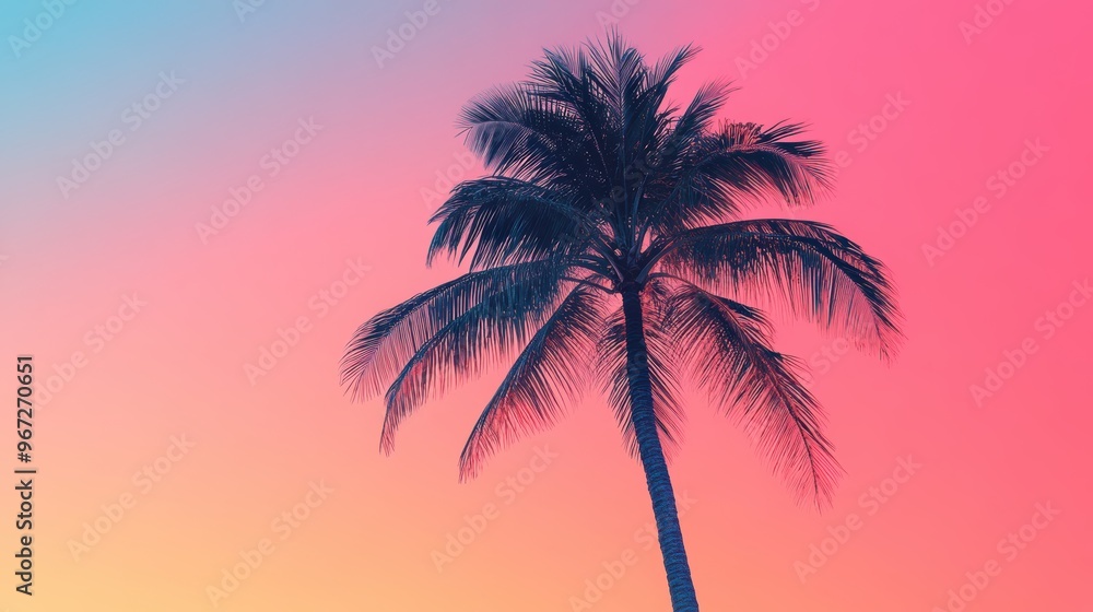Tropical Paradise Minimalist Graphic Design Tropical Paradise Minimalist Graphic Design