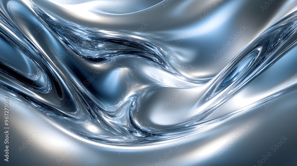 Futuristic abstract background, smooth glossy forms, silver and chrome tones, digital artistry. Futuristic abstract background, smooth glossy forms, silver and chrome tones, digital artistry.