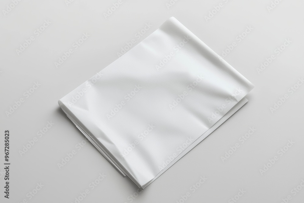 An illustration of a blank newspaper mock up based on a soft gray background, isolated on a white background An illustration of a blank newspaper mock up based on a soft gray background, isolated on a white background
