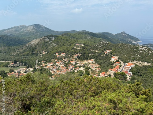 Lastovo - city on Lastovo island in Croatia photo