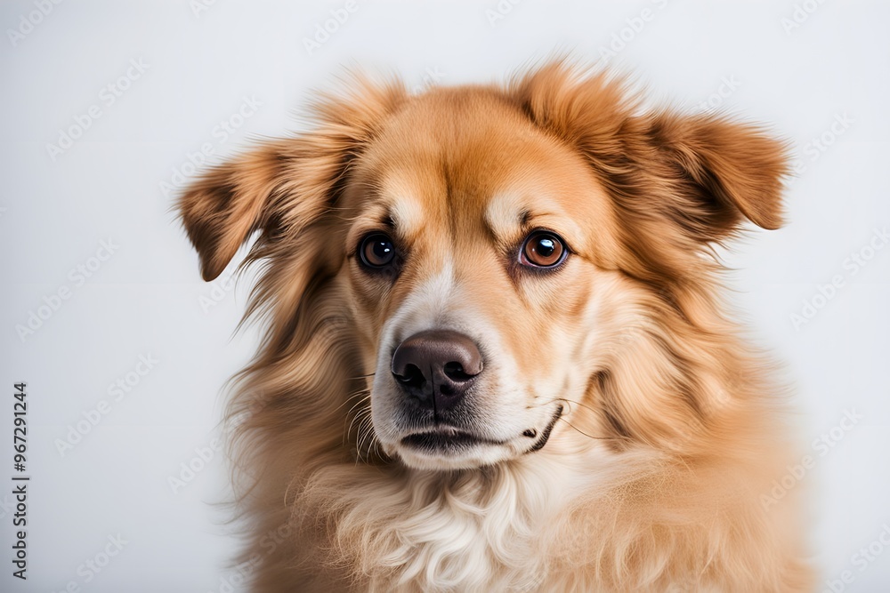 Beago dog on white background, AI Generated Beago dog on white background, AI Generated