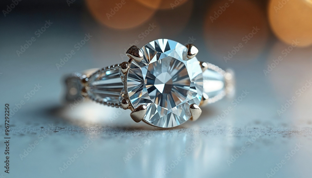 A close-up of a luxurious diamond ring, highlighting its clarity, brilliance, and craftsmanship with a softly blurred background.
A close-up of a luxurious diamond ring, highlighting its clarity, brilliance, and craftsmanship with a softly blurred background.