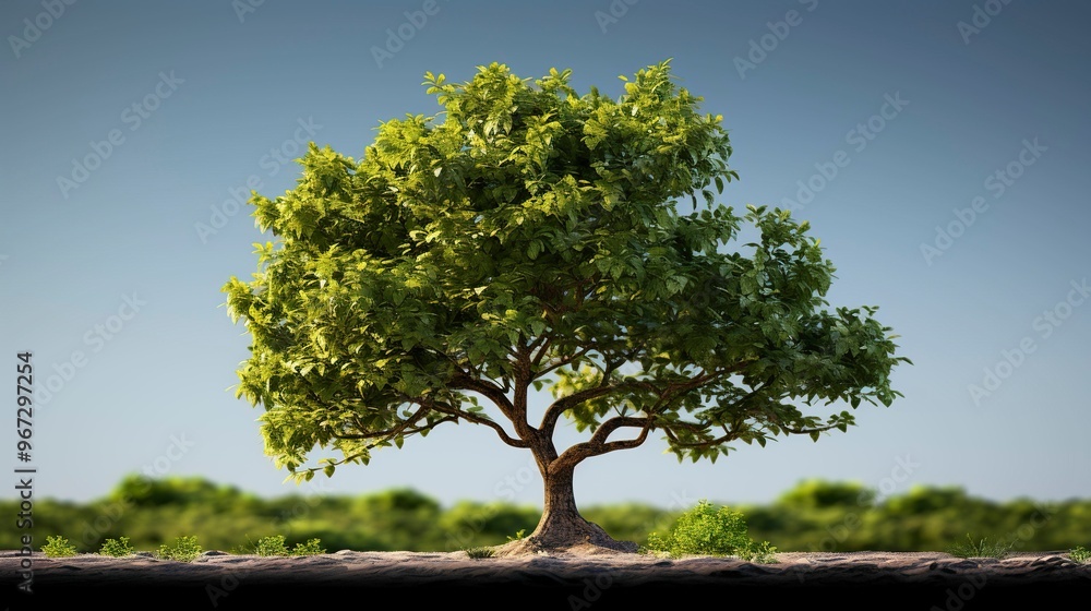Fototapeta premium A photo of a guava tree