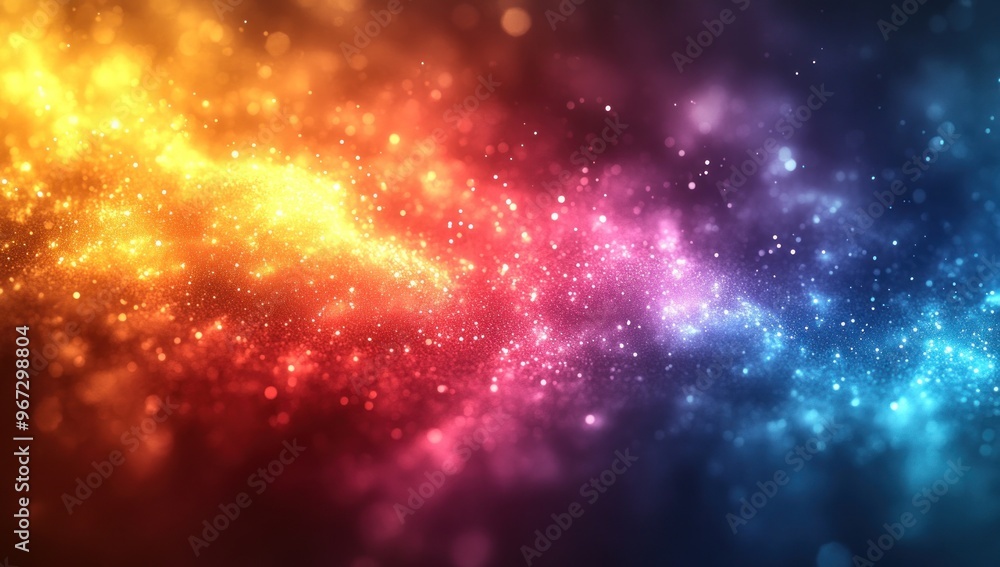 Naklejka premium Abstract Colorful Sparkle Background