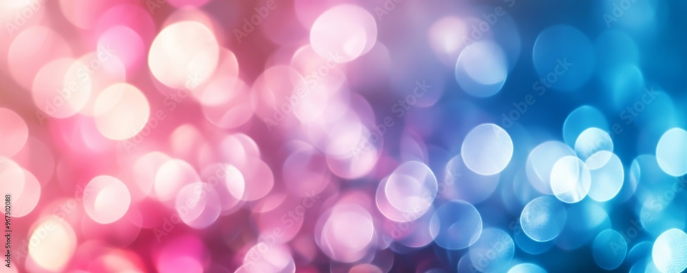Colorful bokeh lights in pink and blue, abstract background. Festive and celebratory concept Colorful bokeh lights in pink and blue, abstract background. Festive and celebratory concept