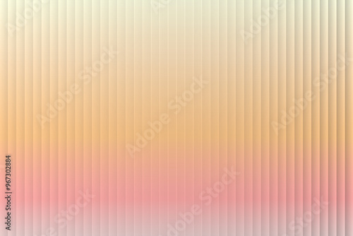 3D fluted glass with orange, pink background. Refracting the texture of the acrylic ribbed bathtub divider wall.  Polycarbonate panel with wavy vertical stripes