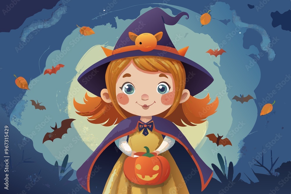 halloween witch with pumpkin halloween witch with pumpkin