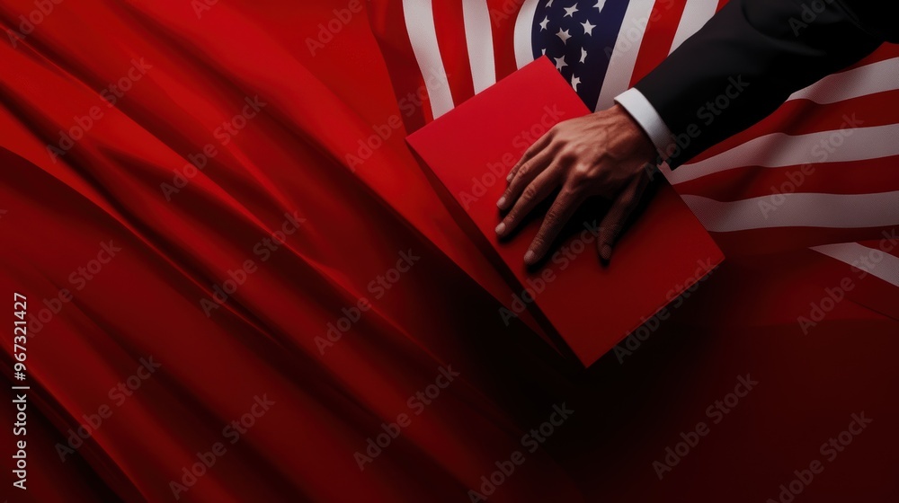 American Flag as Background: Symbolic Representation for Independence Day American Flag as Background: Symbolic Representation for Independence Day