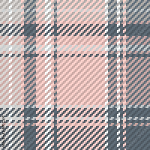Seamless pattern of scottish tartan plaid. Repeatable background with check fabric texture. Vector backdrop striped textile print.