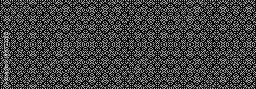 Abstract, Geometric, Lines, pattern, circle, square, Illustration, vector, alternating overlapping, symmetrical, orderly arrangement background, black and white, banner, website, template, dark.