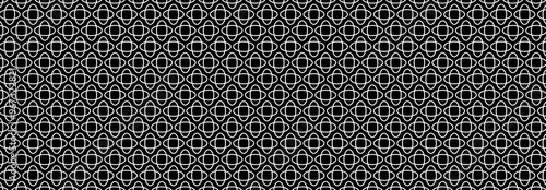 Abstract, Geometric, Lines, pattern, circle, square, Illustration, vector, alternating overlapping, symmetrical, orderly arrangement background, black and white, banner, website, template, dark.