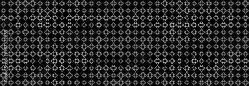 Abstract, Geometric, Lines, pattern, circle, square, Illustration, vector, alternating overlapping, symmetrical, orderly arrangement background, black and white, banner, website, template, dark.