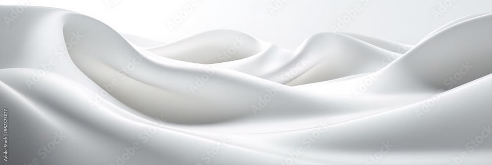 A white futuristic background with smooth, flowing lines and abstract, curved surfaces A white futuristic background with smooth, flowing lines and abstract, curved surfaces