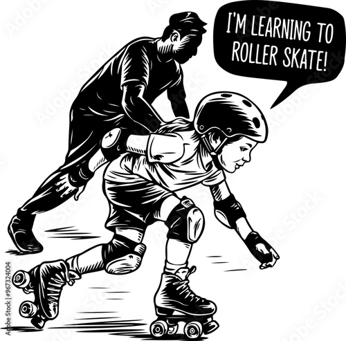 Learning to Roller Skate: Supportive Coaching Moment