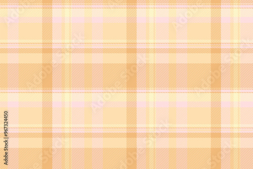 Suit background pattern plaid, yard fabric texture seamless. Tape tartan check vector textile in navajo white and light colors.