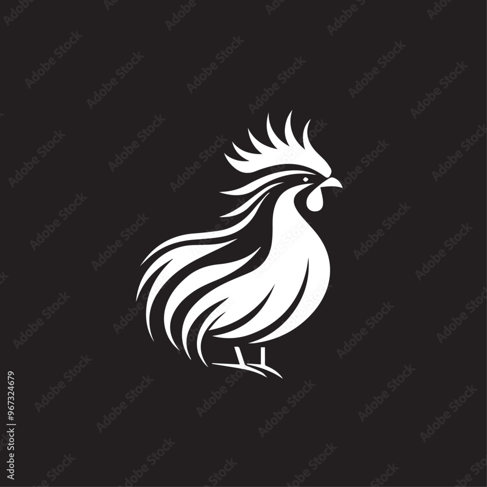 Rooster in cartoon, doodle style . Image for t-shirt, web, mobile apps and ui. Isolated 2d vector illustration in logo, icon, sketch style, Eps 10, black and white. AI Generative Rooster in cartoon, doodle style . Image for t-shirt, web, mobile apps and ui. Isolated 2d vector illustration in logo, icon, sketch style, Eps 10, black and white. AI Generative