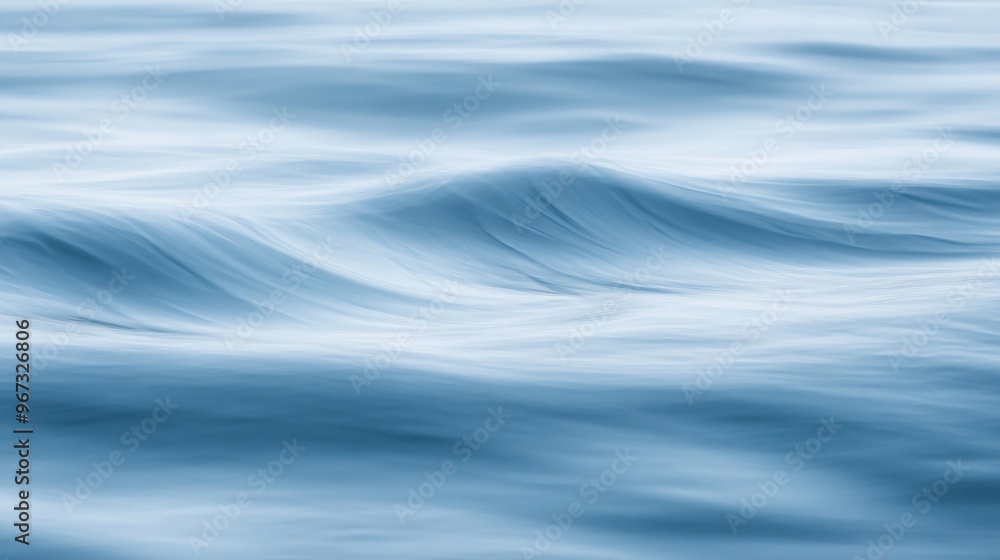 Calm Coastal Water with Gentle Wavelets Creating Subtle Patterns Calm Coastal Water with Gentle Wavelets Creating Subtle Patterns
