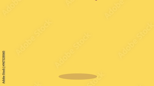 Flying Sandwich Ingredients Animation
