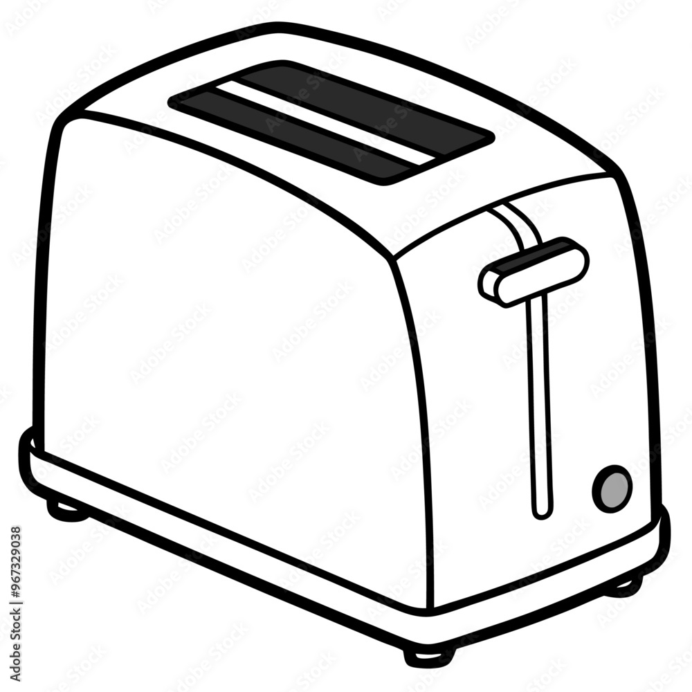 toaster outline coloring book page line art illustration digital drawing toaster outline coloring book page line art illustration digital drawing