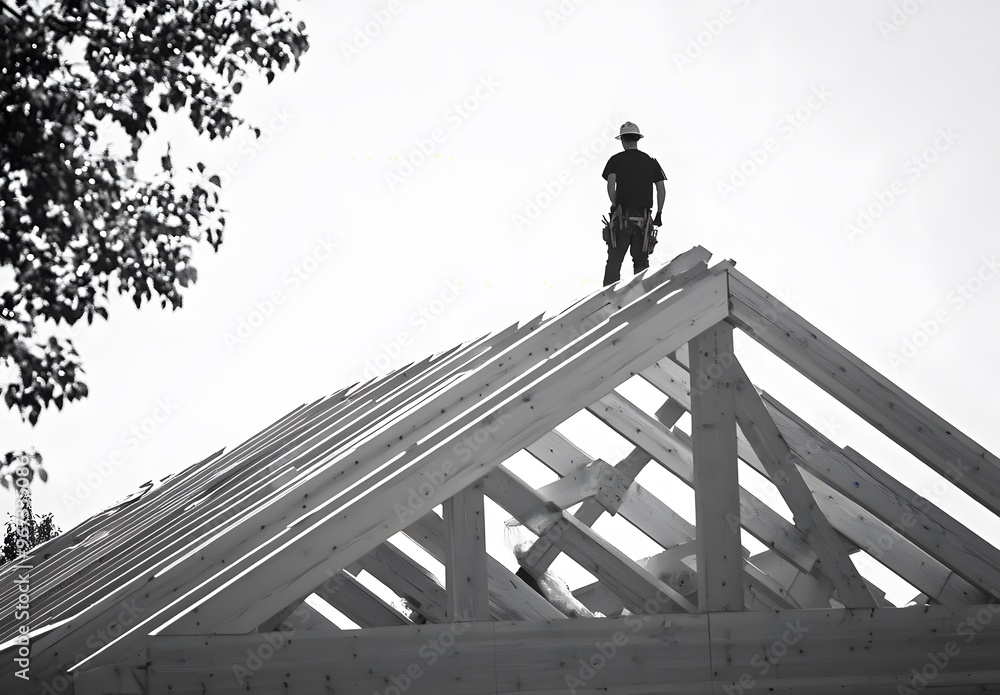 workers on the roof workers on the roof
