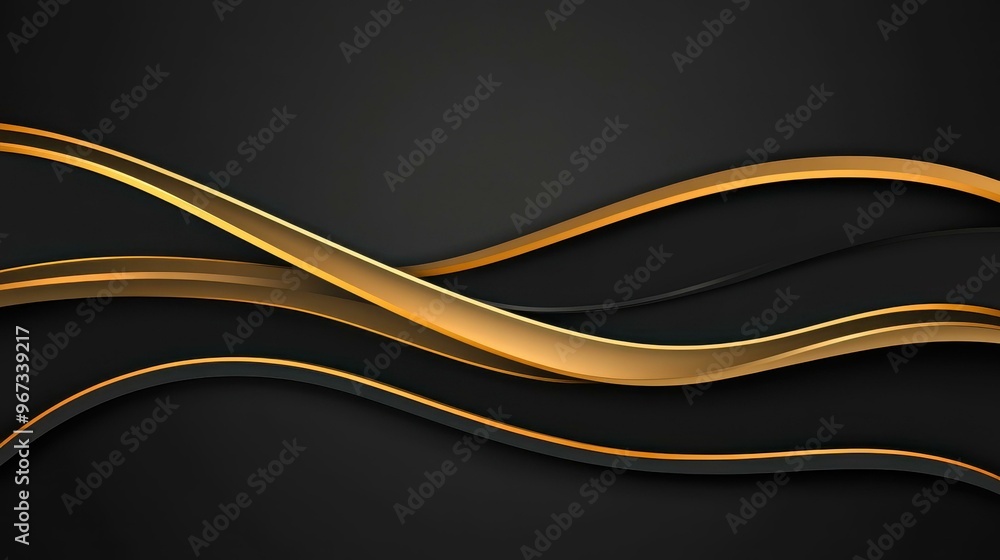 Explore modern design and gold textures in this sleek flat illustration that adds flair to your space. Explore modern design and gold textures in this sleek flat illustration that adds flair to your space.