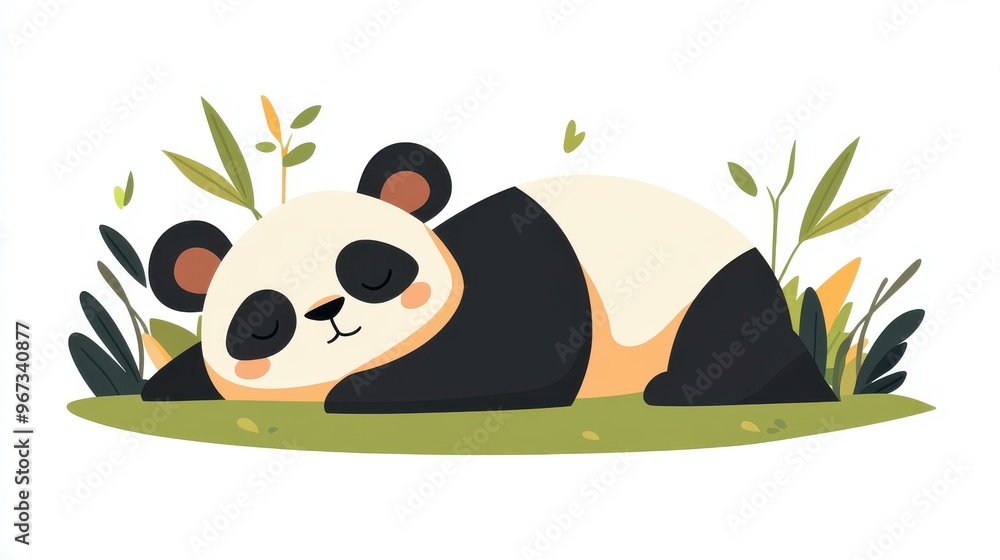 A charming panda bear artwork bursts with vibrant colors, capturing the playful essence of this beloved animal. A charming panda bear artwork bursts with vibrant colors, capturing the playful essence of this beloved animal.