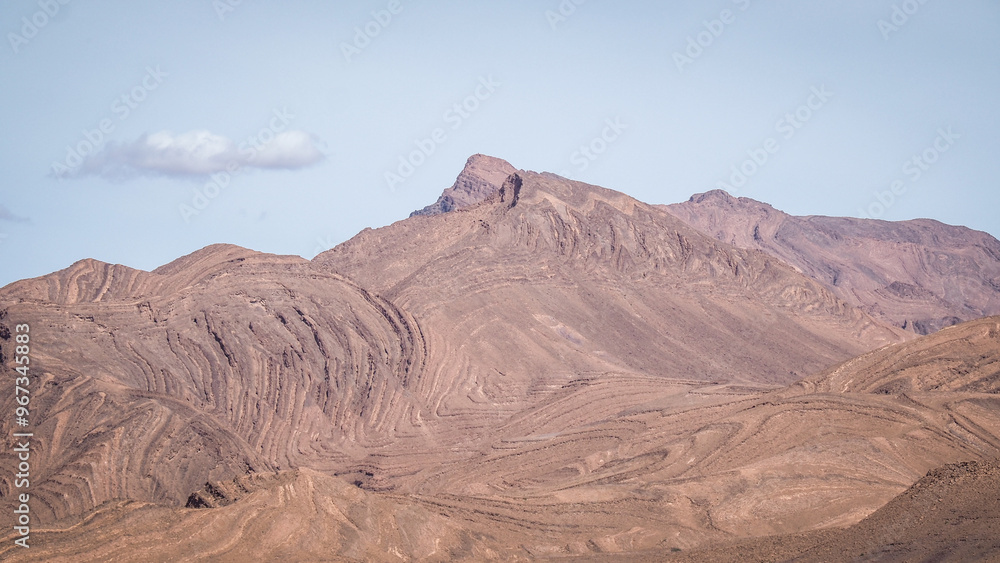 Naklejka premium The desert landscape of Southern Morocco