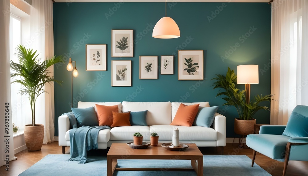 Photo modern style interior room 3d illustration Interior,Kitchen,Washrooms frame living room with colorful white sofa,led with blank frame Photo modern style interior room 3d illustration Interior,Kitchen,Washrooms frame living room with colorful white sofa,led with blank frame