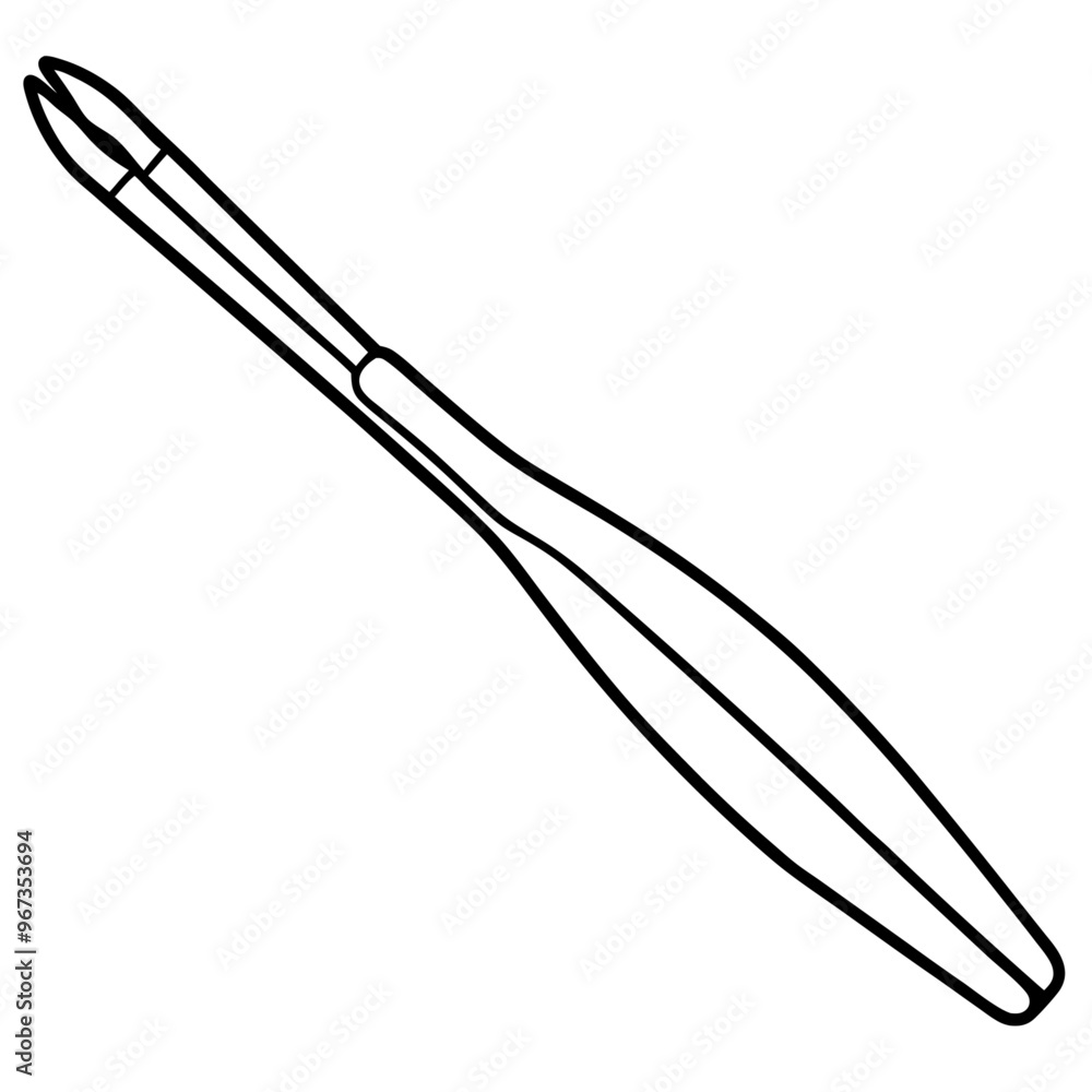 tweezers outline coloring book page line art illustration digital drawing tweezers outline coloring book page line art illustration digital drawing