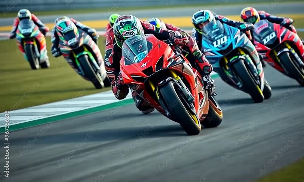 Motorcycle Racing Action Motorcycle Racing Action