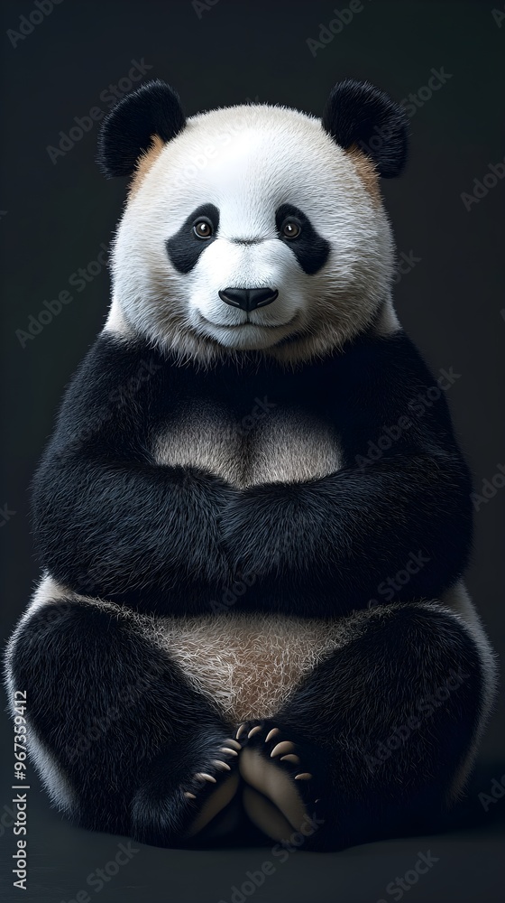 Stunning high-resolution Giant Panda image capturing the creature’s natural beauty and charm Stunning high-resolution Giant Panda image capturing the creature’s natural beauty and charm