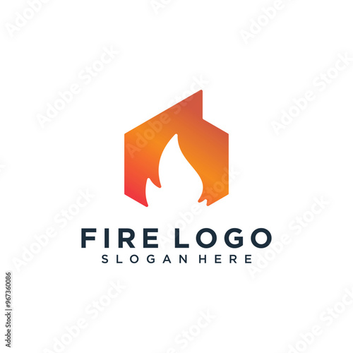 Free Download Fire logo vector icon design illustration template - GFXLoad