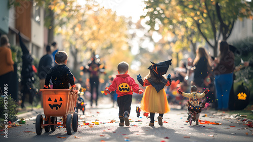 Neighborhood Halloween Parade.