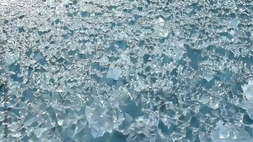 A close-up of an icy surface, showing detailed ice formations and cold textures A close-up of an icy surface, showing detailed ice formations and cold textures