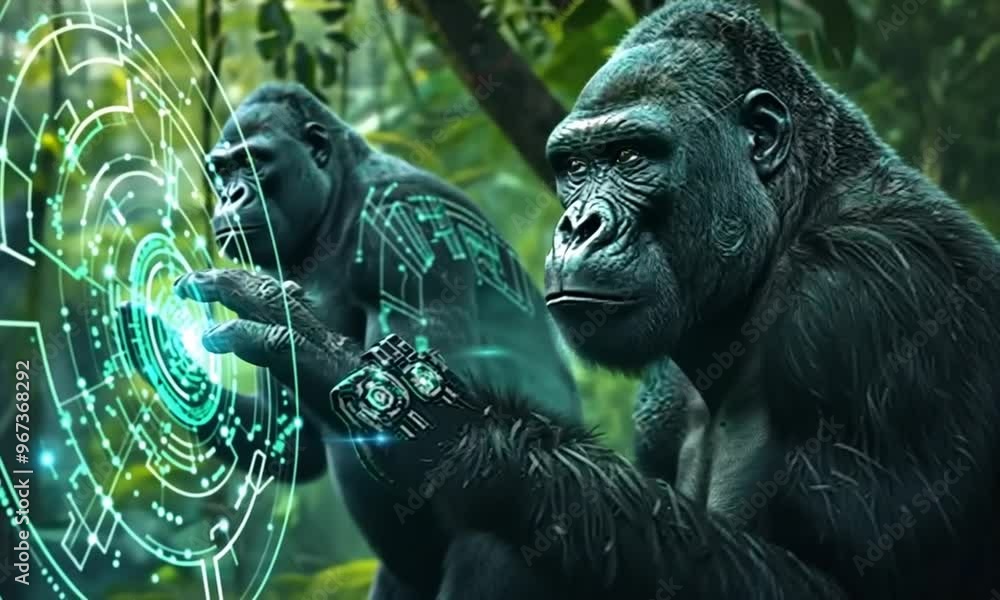 Gorilla with Tech Gorilla with Tech