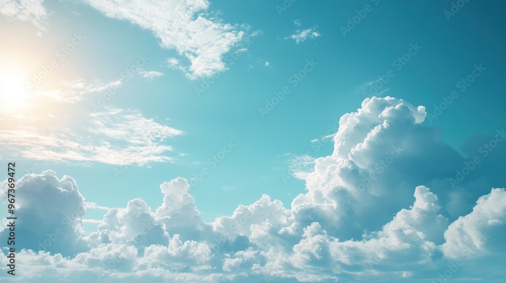 Blue sky cloud gradient light white background. Beauty dummer clear cloudy in sunshine calm bright winter air bacground. environment day horizon skyline view spring Blue sky cloud gradient light white background. Beauty dummer clear cloudy in sunshine calm bright winter air bacground. environment day horizon skyline view spring