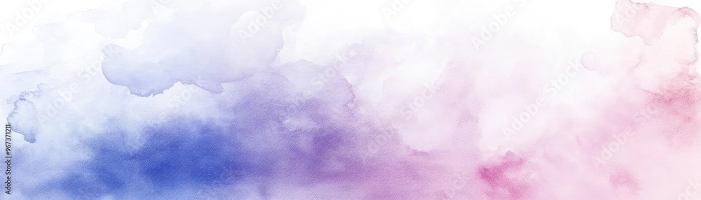 Fototapeta premium A soft, abstract watercolor background with gentle hues of blue, pink, and white, perfect for creative designs and artistic projects.