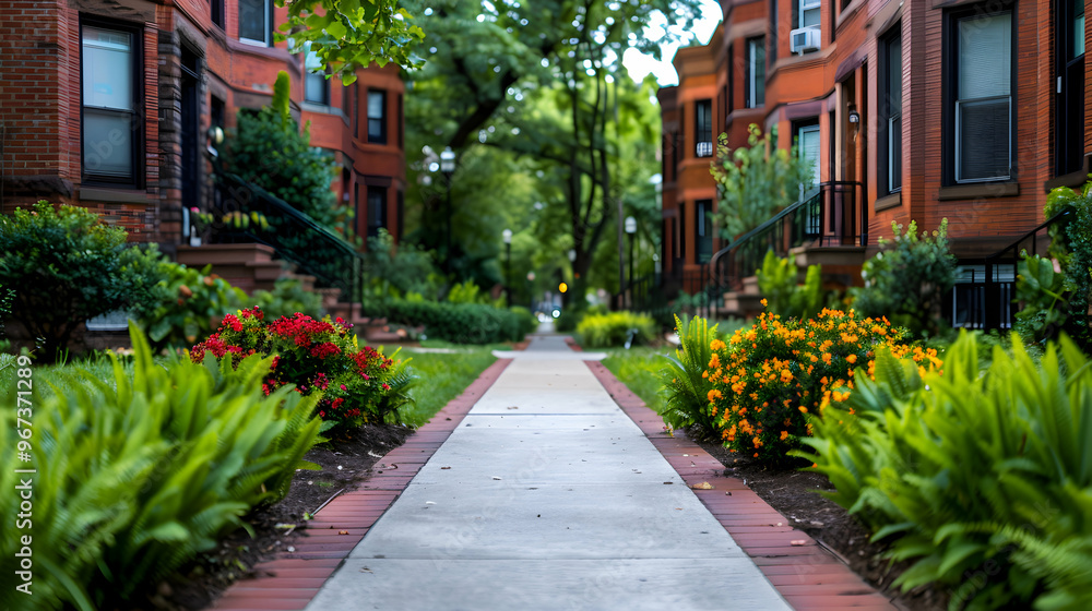 Fototapeta premium Row Houses Washington